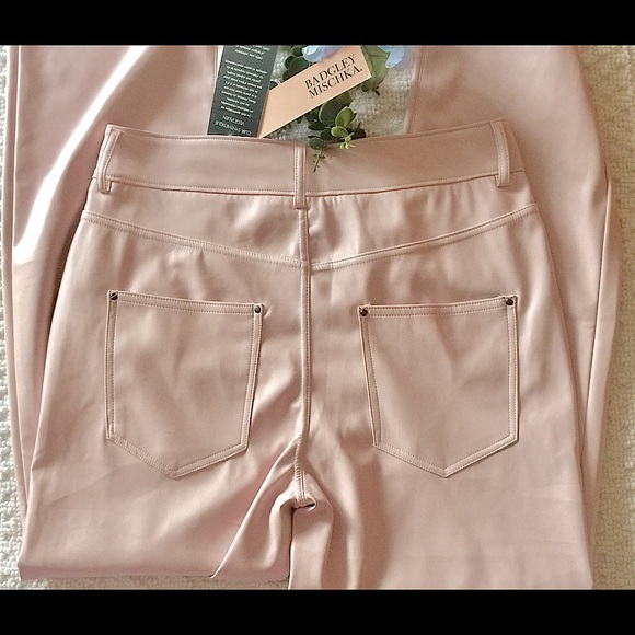 BADGLEY MISCHKA Super Soft Vegan Leather Pants - Picture 4 of 5